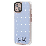 Personalised Simple Light Blue Dots Custom Phone Case iPhone 15 Pro Max / Black Impact Case,iPhone 15 Plus / Black Impact Case,iPhone 15 Pro / Black Impact Case,iPhone 15 / Black Impact Case,iPhone 15 Pro Max / Impact Case,iPhone 15 Plus / Impact Case,iPhone 15 Pro / Impact Case,iPhone 15 / Impact Case,iPhone 15 Pro Max / Magsafe Black Impact Case,iPhone 15 Plus / Magsafe Black Impact Case,iPhone 15 Pro / Magsafe Black Impact Case,iPhone 15 / Magsafe Black Impact Case,iPhone 14 Pro Max / Black Impact Case,i