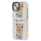 Personalised Wildflower Floral Stripe Personalised Custom Phone Case iPhone 15 Pro Max / Black Impact Case,iPhone 15 Plus / Black Impact Case,iPhone 15 Pro / Black Impact Case,iPhone 15 / Black Impact Case,iPhone 15 Pro Max / Impact Case,iPhone 15 Plus / Impact Case,iPhone 15 Pro / Impact Case,iPhone 15 / Impact Case,iPhone 15 Pro Max / Magsafe Black Impact Case,iPhone 15 Plus / Magsafe Black Impact Case,iPhone 15 Pro / Magsafe Black Impact Case,iPhone 15 / Magsafe Black Impact Case,iPhone 14 Pro Max / Blac