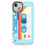 Personalised Sporty Cassette Custom Phone Case iPhone 13 / Impact Case,iPhone 14 / Impact Case,iPhone 15 Plus / Impact Case,iPhone 15 / Impact Case Blanc Space