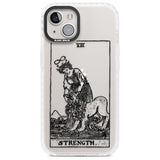 Personalised Strength Tarot Card - Transparent Custom Phone Case iPhone 13 / Impact Case,iPhone 14 / Impact Case,iPhone 15 Plus / Impact Case,iPhone 15 / Impact Case Blanc Space