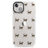 Bengal Cat Pattern Phone Case iPhone 13 / Impact Case,iPhone 14 / Impact Case,iPhone 15 Plus / Impact Case,iPhone 15 / Impact Case Blanc Space