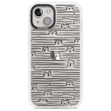 Dog Line Art - Black Phone Case iPhone 13 / Impact Case,iPhone 14 / Impact Case,iPhone 15 Plus / Impact Case,iPhone 15 / Impact Case Blanc Space