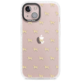 Tan Labrador Dog Pattern Clear