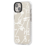 Abstract Continuous Line Faces White on Beige Phone Case iPhone 15 Pro Max / Black Impact Case,iPhone 15 Plus / Black Impact Case,iPhone 15 Pro / Black Impact Case,iPhone 15 / Black Impact Case,iPhone 15 Pro Max / Impact Case,iPhone 15 Plus / Impact Case,iPhone 15 Pro / Impact Case,iPhone 15 / Impact Case,iPhone 15 Pro Max / Magsafe Black Impact Case,iPhone 15 Plus / Magsafe Black Impact Case,iPhone 15 Pro / Magsafe Black Impact Case,iPhone 15 / Magsafe Black Impact Case,iPhone 14 Pro Max / Black Impact Cas