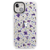 Violet & Blue Floral Pattern Design