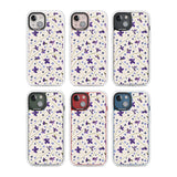 Violet Floral Pattern Design - Cream