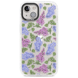 Purple Blossoms Transparent Floral