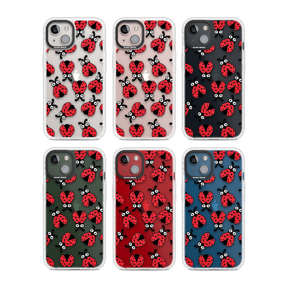 Ladybug PatternPhone Case for iPhone 14