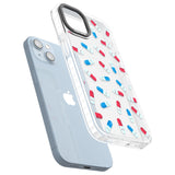 Kawaii Pill PatternPhone Case for iPhone 14