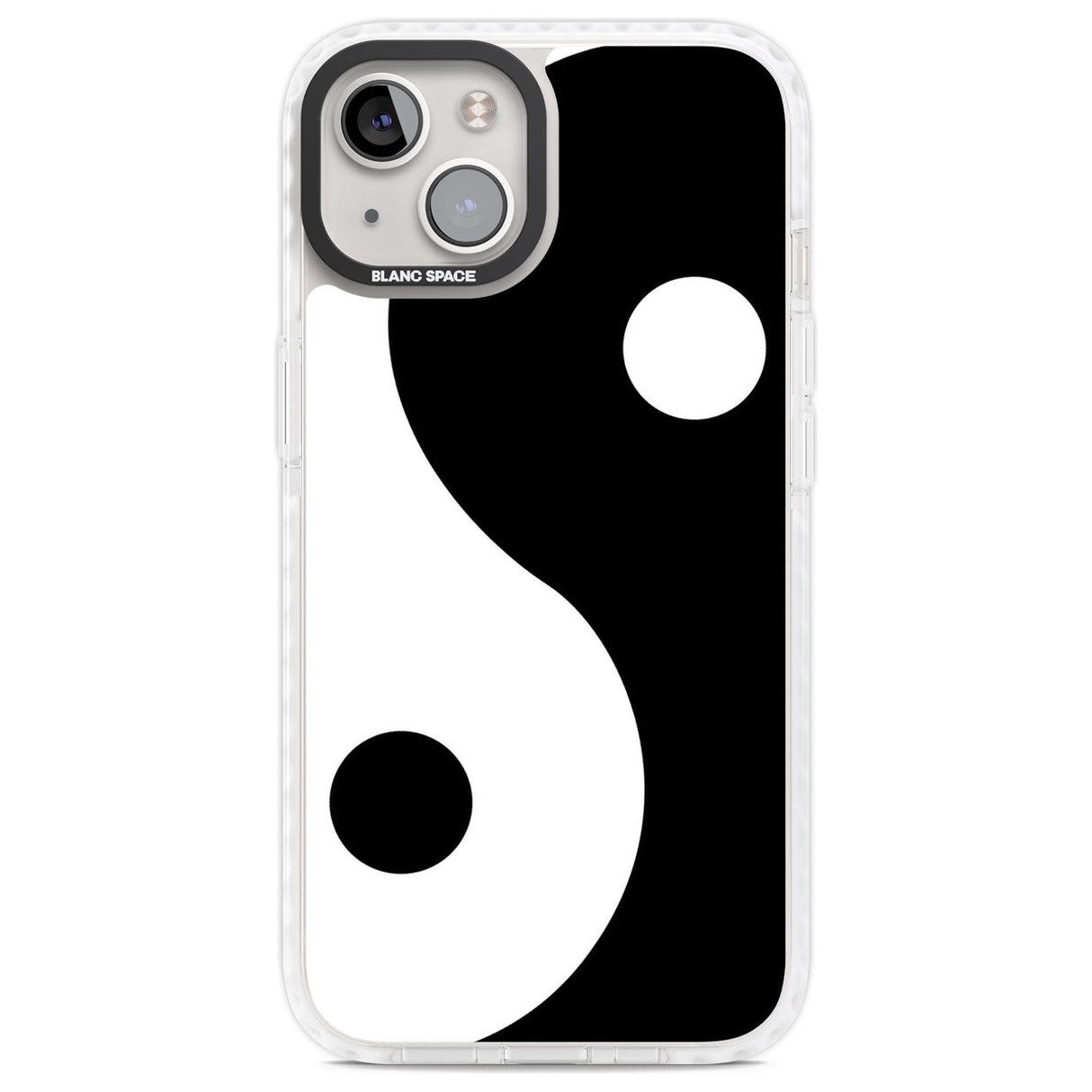 Large Yin Yang Phone Case iPhone 13 / Impact Case,iPhone 14 / Impact Case,iPhone 15 Plus / Impact Case,iPhone 15 / Impact Case Blanc Space