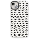 Hand Drawn Lines Pattern Phone Case iPhone 14 Plus / Impact Case Blanc Space