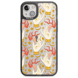 Hand Watcher Pattern Phone Case iPhone 14 Plus / Black Impact Case Blanc Space