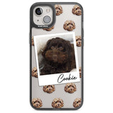 Personalised Cockapoo, Brown - Dog Photo Custom Phone Case iPhone 14 Plus / Black Impact Case Blanc Space