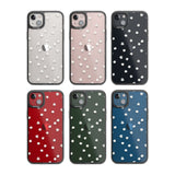 White Stars on Clear Phone Case for iPhone 14 Plus