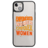 Empowered Women Phone Case iPhone 14 Plus / Black Impact Case Blanc Space