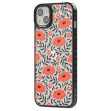 Red Poppy Transparent Floral