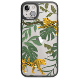 Two Jaguars & Foliage Jungle Cat Pattern