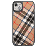 Haymarket Check Phone Case iPhone 14 Plus / Black Impact Case Blanc Space