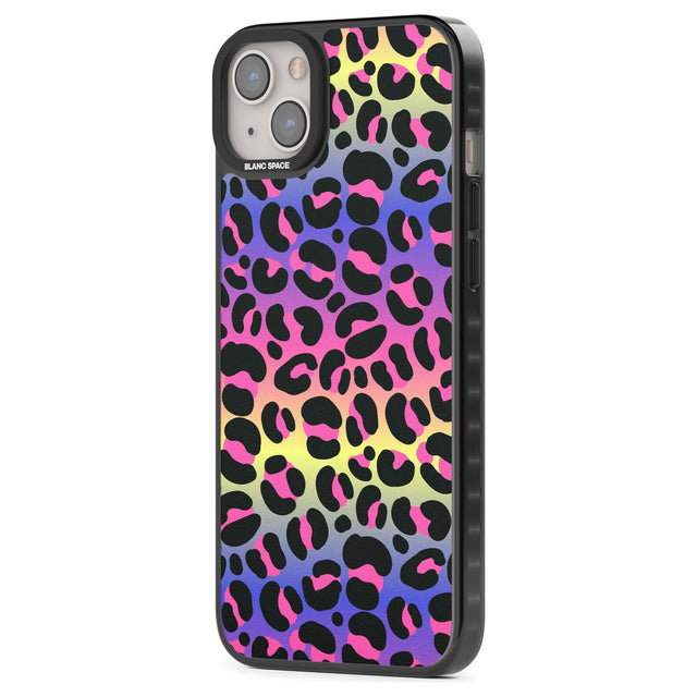 Rainbow Gradient Leopard Print