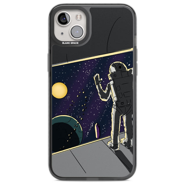 Home Phone Case iPhone 14 Plus / Black Impact Case Blanc Space