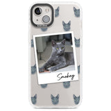 Personalised Korat Cat Photo Custom Phone Case iPhone 14 Plus / Impact Case Blanc Space