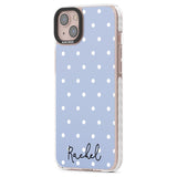 Personalised Simple Light Blue Dots Custom Phone Case iPhone 15 Pro Max / Black Impact Case,iPhone 15 Plus / Black Impact Case,iPhone 15 Pro / Black Impact Case,iPhone 15 / Black Impact Case,iPhone 15 Pro Max / Impact Case,iPhone 15 Plus / Impact Case,iPhone 15 Pro / Impact Case,iPhone 15 / Impact Case,iPhone 15 Pro Max / Magsafe Black Impact Case,iPhone 15 Plus / Magsafe Black Impact Case,iPhone 15 Pro / Magsafe Black Impact Case,iPhone 15 / Magsafe Black Impact Case,iPhone 14 Pro Max / Black Impact Case,i