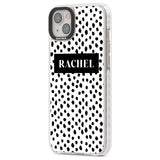 Personalised Black Bar & Dots Custom Phone Case iPhone 15 Pro Max / Black Impact Case,iPhone 15 Plus / Black Impact Case,iPhone 15 Pro / Black Impact Case,iPhone 15 / Black Impact Case,iPhone 15 Pro Max / Impact Case,iPhone 15 Plus / Impact Case,iPhone 15 Pro / Impact Case,iPhone 15 / Impact Case,iPhone 15 Pro Max / Magsafe Black Impact Case,iPhone 15 Plus / Magsafe Black Impact Case,iPhone 15 Pro / Magsafe Black Impact Case,iPhone 15 / Magsafe Black Impact Case,iPhone 14 Pro Max / Black Impact Case,iPhone 