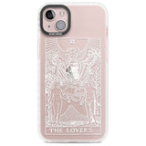 Personalised The Lovers Tarot Card - White Transparent Custom Phone Case iPhone 14 Plus / Impact Case Blanc Space