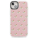 Papillon Dog Pattern Phone Case iPhone 14 Plus / Impact Case Blanc Space