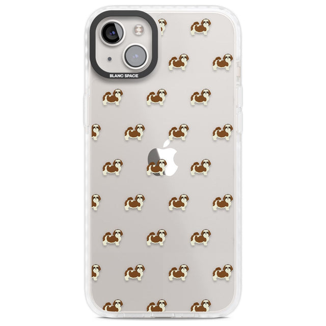 Shih Tzu Dog Pattern Clear