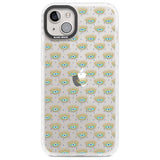 Crying Eyes (Clear) Psychedelic Eyes Pattern Phone Case iPhone 14 Plus / Impact Case Blanc Space