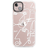 Abstract Continuous Line Faces White on Clear Phone Case iPhone 15 Pro Max / Black Impact Case,iPhone 15 Plus / Black Impact Case,iPhone 15 Pro / Black Impact Case,iPhone 15 / Black Impact Case,iPhone 15 Pro Max / Impact Case,iPhone 15 Plus / Impact Case,iPhone 15 Pro / Impact Case,iPhone 15 / Impact Case,iPhone 15 Pro Max / Magsafe Black Impact Case,iPhone 15 Plus / Magsafe Black Impact Case,iPhone 15 Pro / Magsafe Black Impact Case,iPhone 15 / Magsafe Black Impact Case,iPhone 14 Pro Max / Black Impact Cas