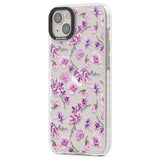 Purple Orchids Transparent Floral