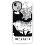 Map of Hong Kong Phone Case iPhone 14 Plus / Impact Case Blanc Space