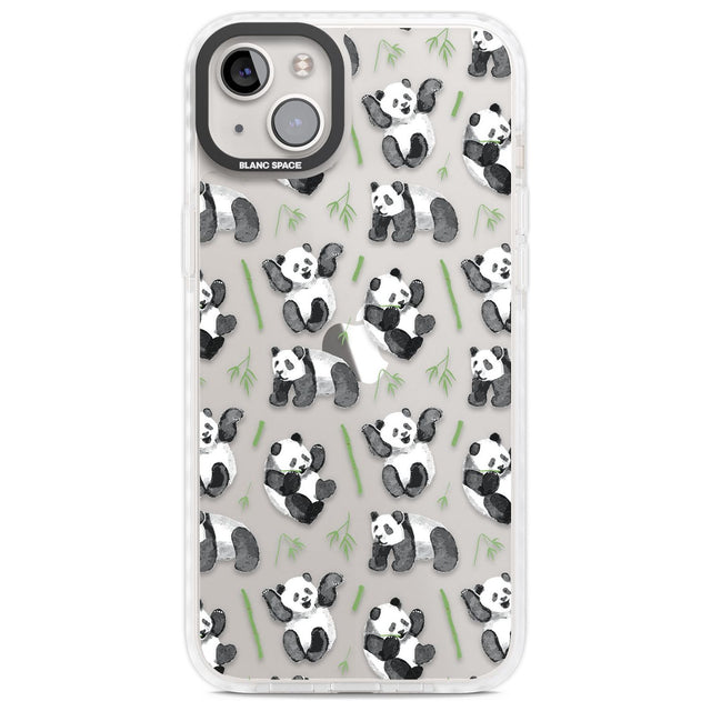 Watercolour Panda Pattern