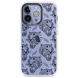 Black Tiger Roar Pattern Phone Case iPhone 13 Pro / Impact Case,iPhone 14 Pro / Impact Case,iPhone 15 Pro Max / Impact Case,iPhone 15 Pro / Impact Case Blanc Space