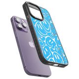 Blue Acid FacesPhone Case for iPhone 14 Pro