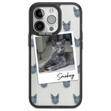 Personalised Korat Cat Photo Custom Phone Case iPhone 13 Pro / Black Impact Case,iPhone 14 Pro / Black Impact Case,iPhone 15 Pro Max / Black Impact Case,iPhone 15 Pro / Black Impact Case Blanc Space