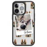 Personalised German Shepherd - Dog Photo Custom Phone Case iPhone 13 Pro / Black Impact Case,iPhone 14 Pro / Black Impact Case,iPhone 15 Pro Max / Black Impact Case,iPhone 15 Pro / Black Impact Case Blanc Space