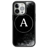 Personalised Eclipse Monogram Custom Phone Case iPhone 13 Pro / Black Impact Case,iPhone 14 Pro / Black Impact Case,iPhone 15 Pro Max / Black Impact Case,iPhone 15 Pro / Black Impact Case Blanc Space