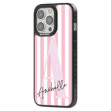 Personalised Pink Stripes & Large Monogram Custom Phone Case iPhone 15 Pro Max / Black Impact Case,iPhone 15 Plus / Black Impact Case,iPhone 15 Pro / Black Impact Case,iPhone 15 / Black Impact Case,iPhone 15 Pro Max / Impact Case,iPhone 15 Plus / Impact Case,iPhone 15 Pro / Impact Case,iPhone 15 / Impact Case,iPhone 15 Pro Max / Magsafe Black Impact Case,iPhone 15 Plus / Magsafe Black Impact Case,iPhone 15 Pro / Magsafe Black Impact Case,iPhone 15 / Magsafe Black Impact Case,iPhone 14 Pro Max / Black Impact