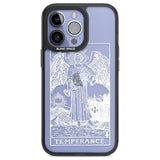 Personalised Temperance Tarot Card - White Transparent Custom Phone Case iPhone 13 Pro / Black Impact Case,iPhone 14 Pro / Black Impact Case,iPhone 15 Pro Max / Black Impact Case,iPhone 15 Pro / Black Impact Case Blanc Space