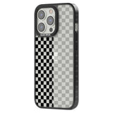 Checker: Half Black Check on Clear Phone Case iPhone 15 Pro Max / Black Impact Case,iPhone 15 Plus / Black Impact Case,iPhone 15 Pro / Black Impact Case,iPhone 15 / Black Impact Case,iPhone 15 Pro Max / Impact Case,iPhone 15 Plus / Impact Case,iPhone 15 Pro / Impact Case,iPhone 15 / Impact Case,iPhone 15 Pro Max / Magsafe Black Impact Case,iPhone 15 Plus / Magsafe Black Impact Case,iPhone 15 Pro / Magsafe Black Impact Case,iPhone 15 / Magsafe Black Impact Case,iPhone 14 Pro Max / Black Impact Case,iPhone 14