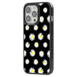 White Daisy Pattern (Black)