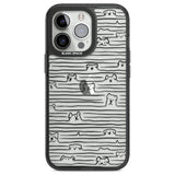 Dog Line Art - Black Phone Case iPhone 13 Pro / Black Impact Case,iPhone 14 Pro / Black Impact Case,iPhone 15 Pro Max / Black Impact Case,iPhone 15 Pro / Black Impact Case Blanc Space