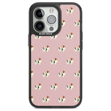 Papillon Dog Pattern Phone Case iPhone 13 Pro / Black Impact Case,iPhone 14 Pro / Black Impact Case,iPhone 15 Pro Max / Black Impact Case,iPhone 15 Pro / Black Impact Case Blanc Space