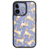 Yellow Labrador Watercolour Dog Pattern