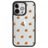 Pomeranian Dog Pattern Clear