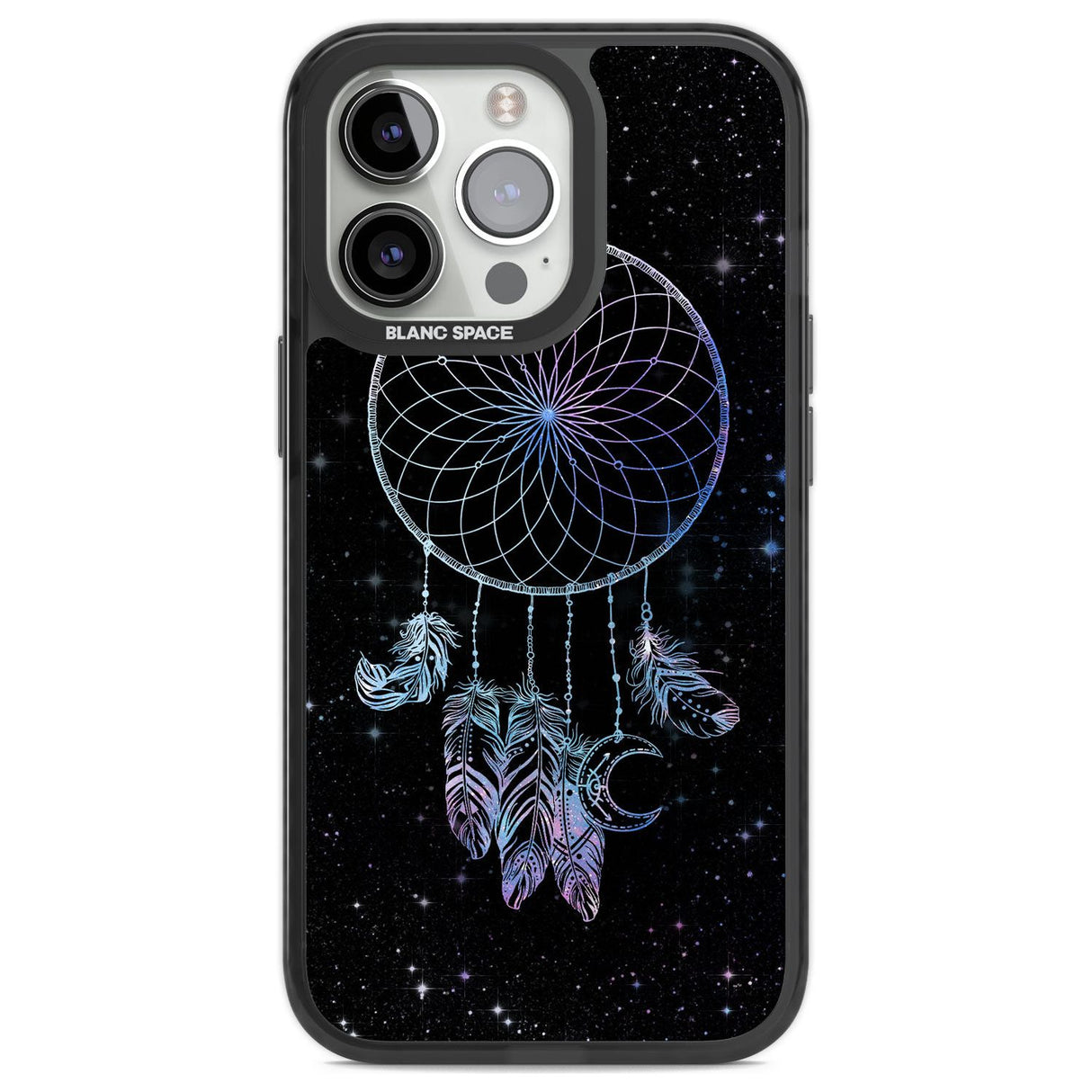 Dreamcatcher Space Stars Galaxy Print Phone Case iPhone 13 Pro / Black Impact Case,iPhone 14 Pro / Black Impact Case,iPhone 15 Pro Max / Black Impact Case,iPhone 15 Pro / Black Impact Case Blanc Space