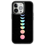 Pastel Moon Phases Phone Case iPhone 13 Pro / Black Impact Case,iPhone 14 Pro / Black Impact Case,iPhone 15 Pro Max / Black Impact Case,iPhone 15 Pro / Black Impact Case Blanc Space